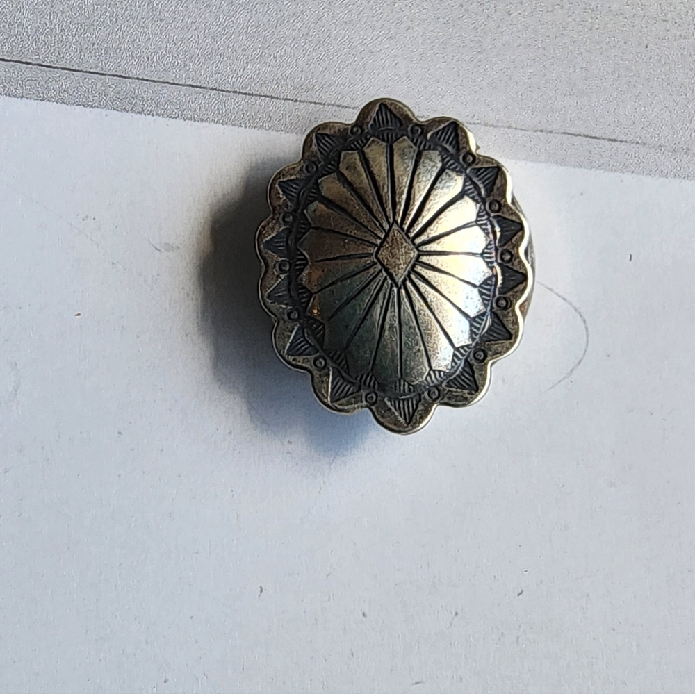 Native Made Sterling Silver Button Covers - image 7